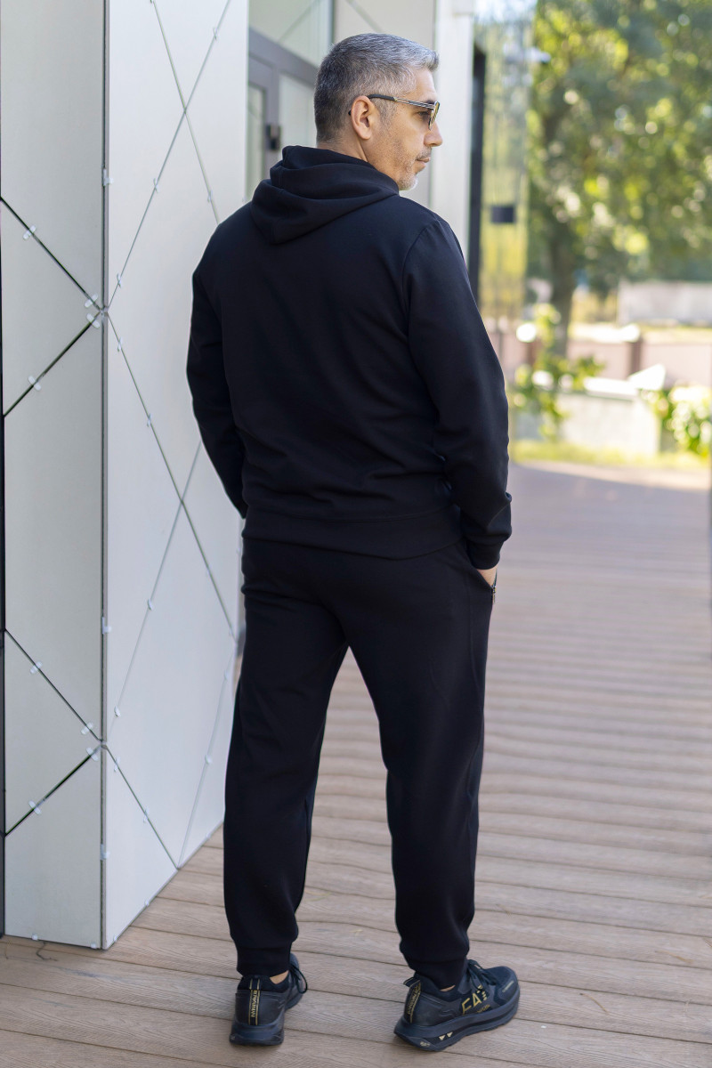 Костюм чоловічий Basic Zip Hoodie Black