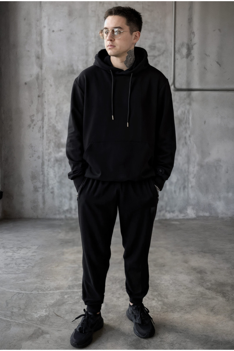 Костюм чоловічий Basic Hoodie Black